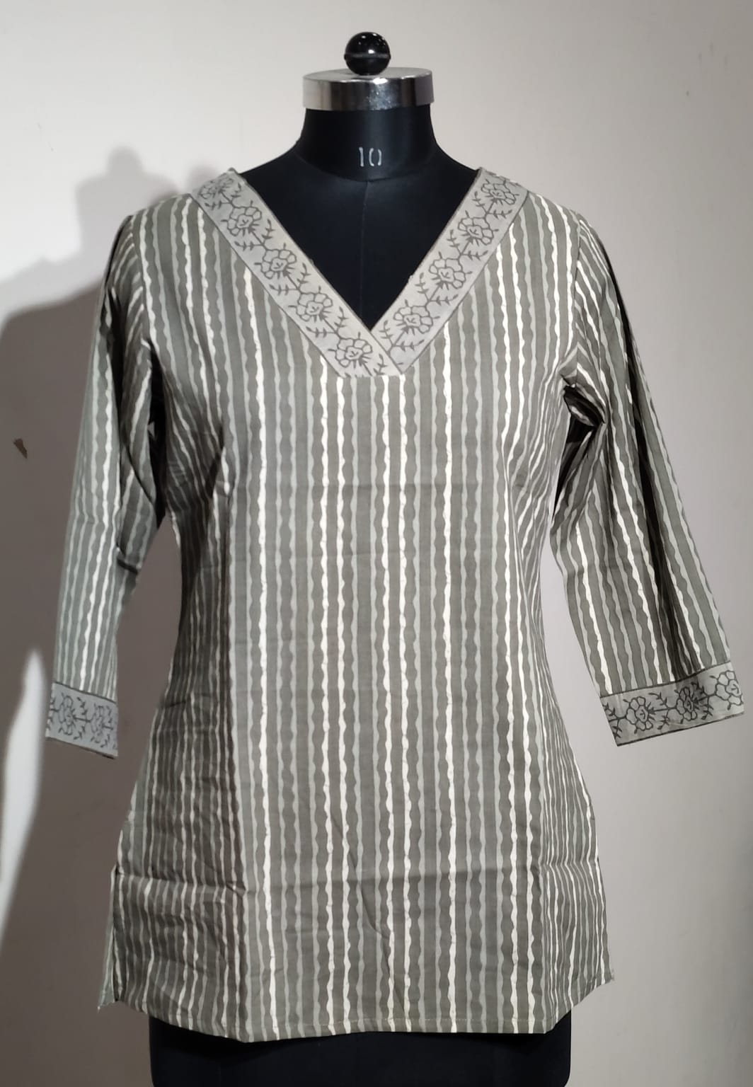 Hand Block Printed Short Kurti