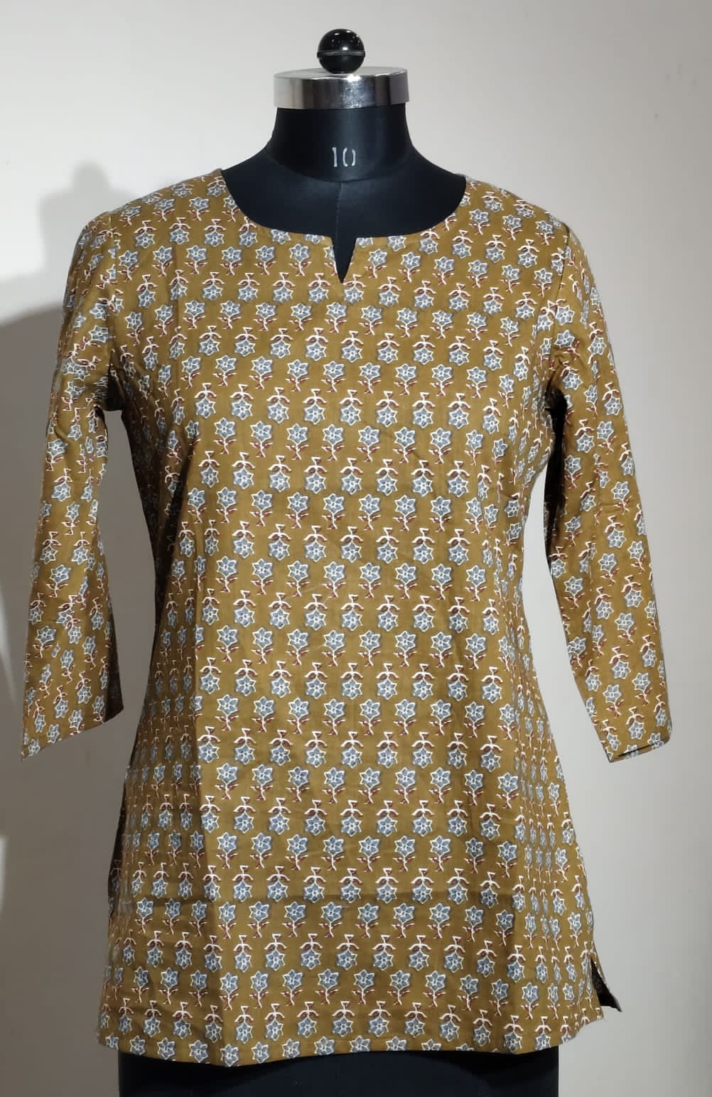 Hand Block Printed Short Kurti