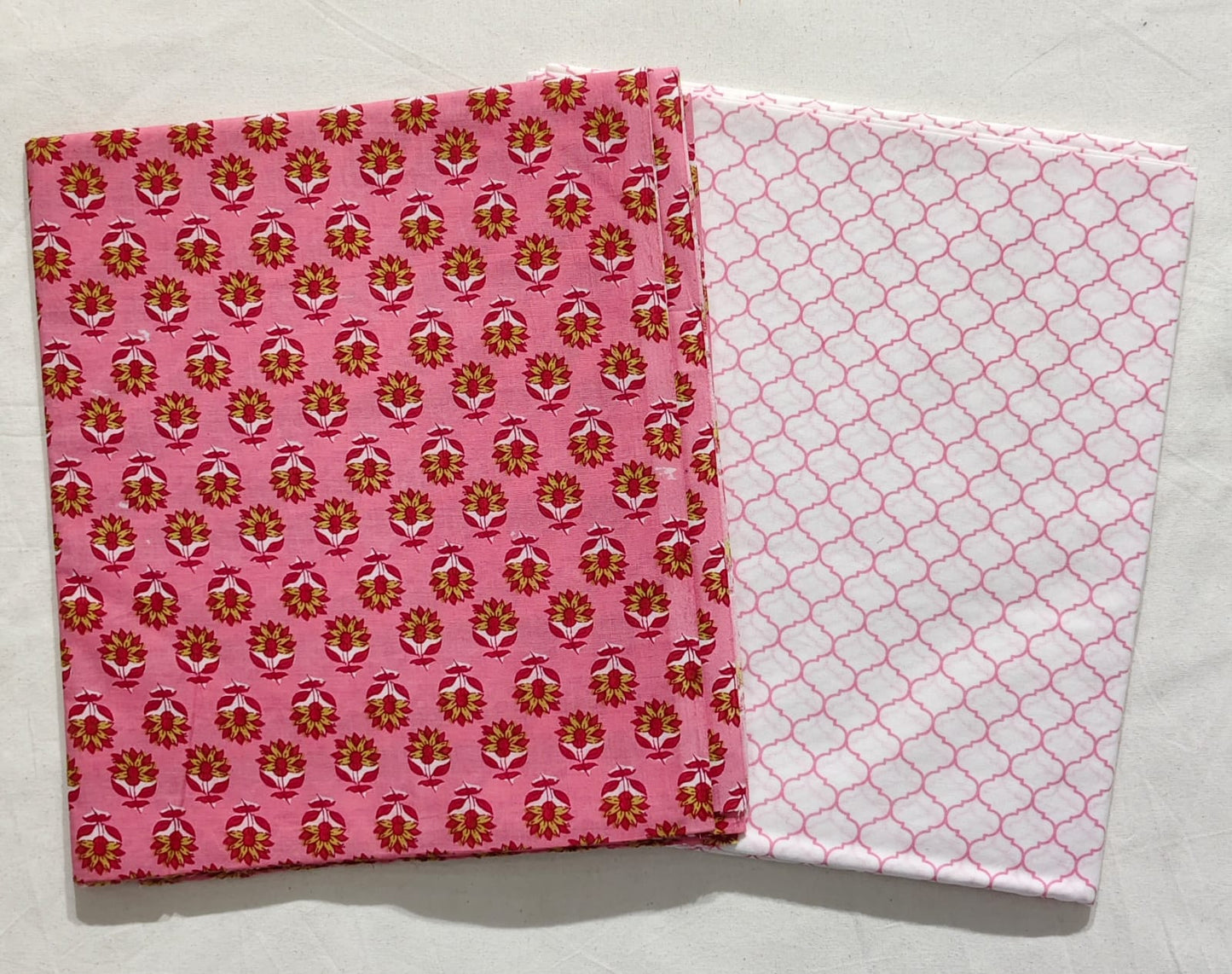 Traditional Sanganeri Printed Combo Set
