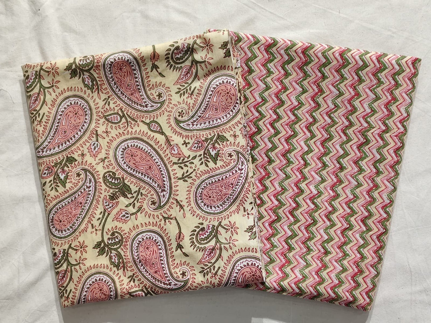 Traditional Sanganeri Printed Combo Set