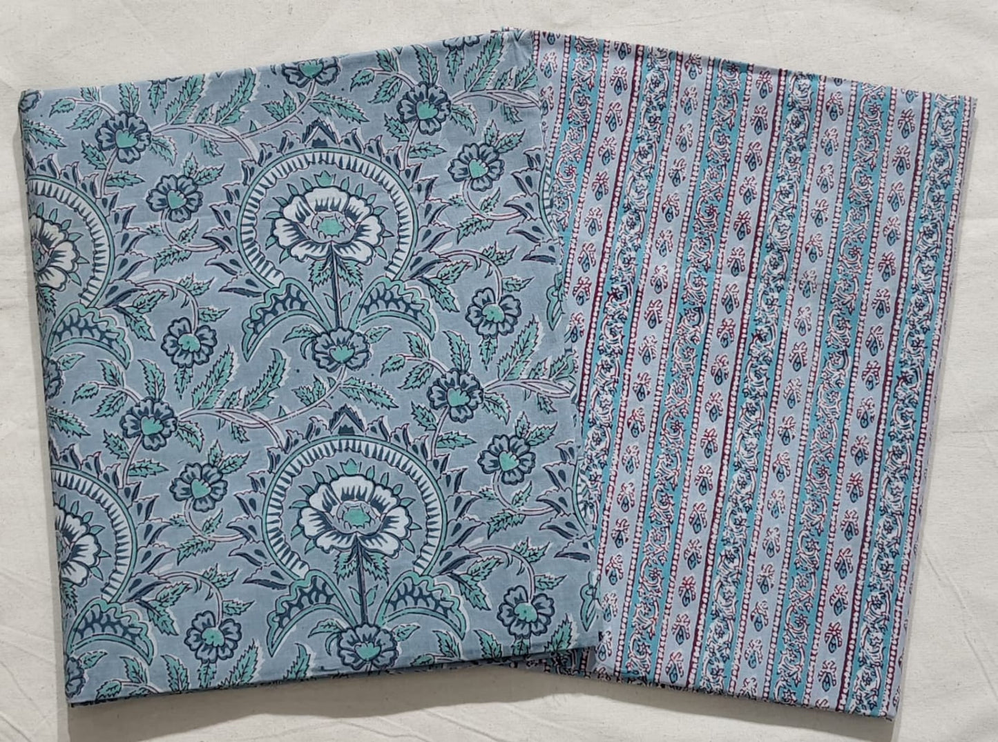 Traditional Sanganeri Printed Combo Set