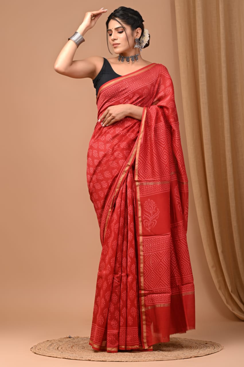 CHANDERI_SAREE_BAGRU_PRINT_5