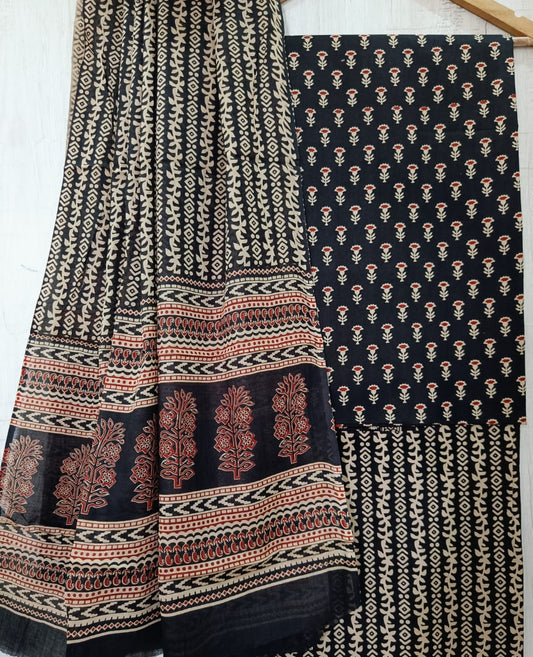 COTTON SUIT WITH COTTON DUPATTA