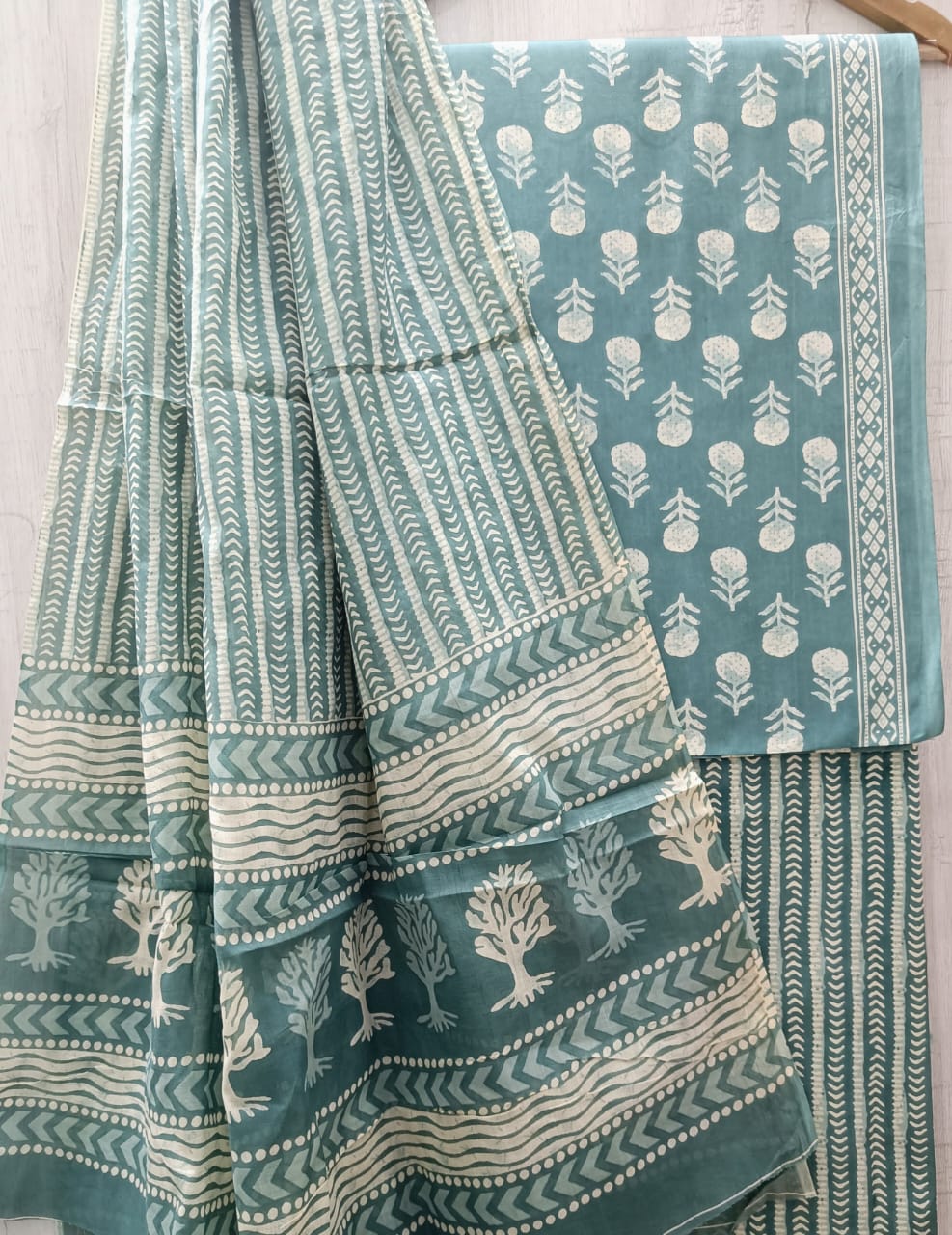 COTTON SUIT WITH COTTON DUPATTA