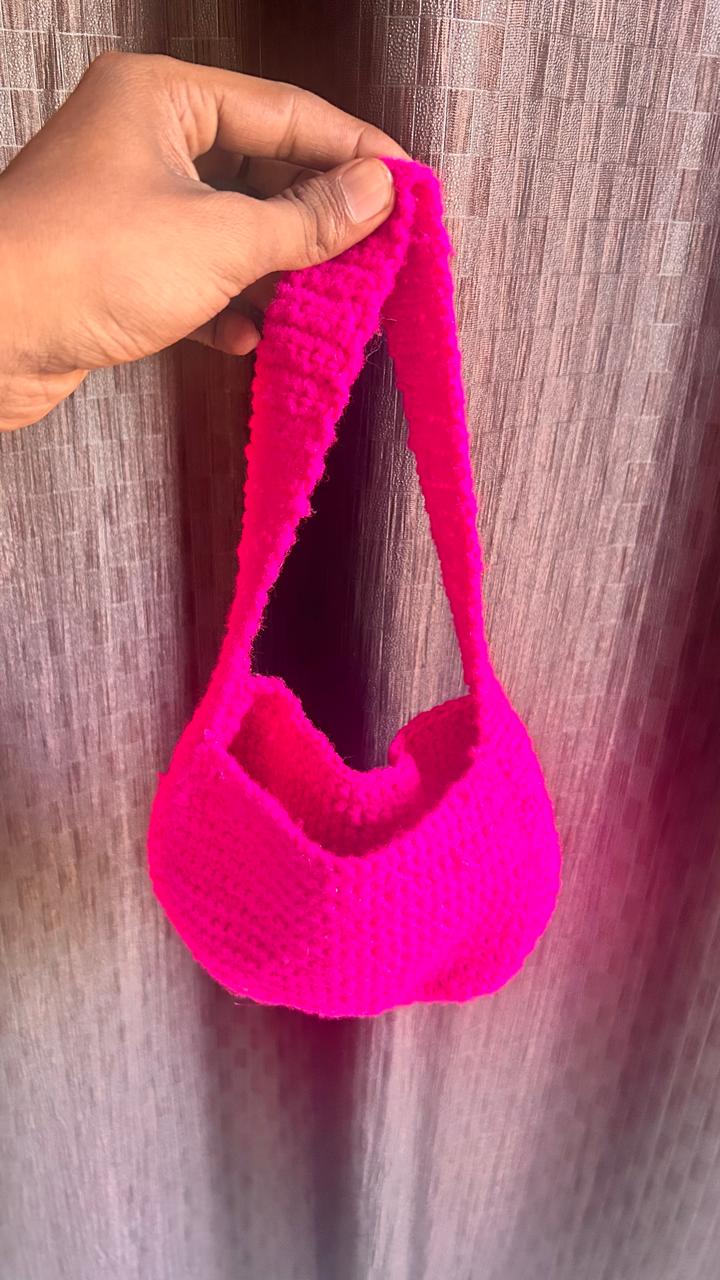 crochet pouch sling bag