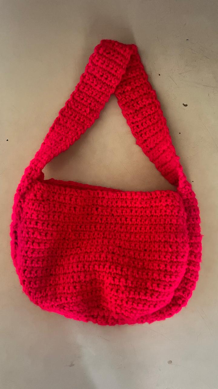 crochet pouch sling bag