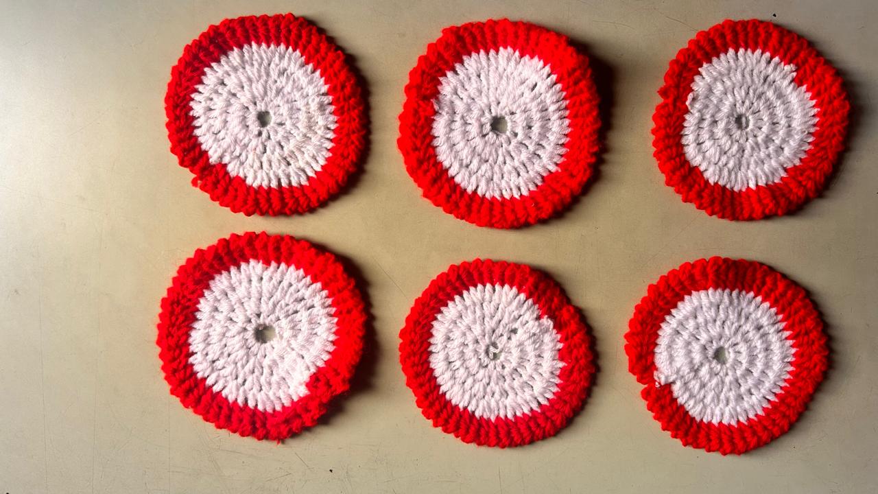 Handmade Crochet Coasters