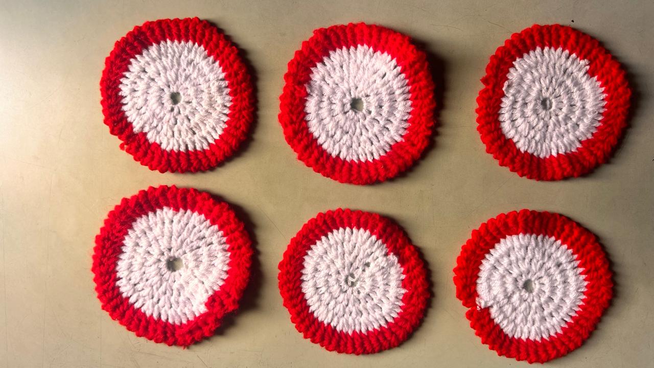 Handmade Crochet Coasters