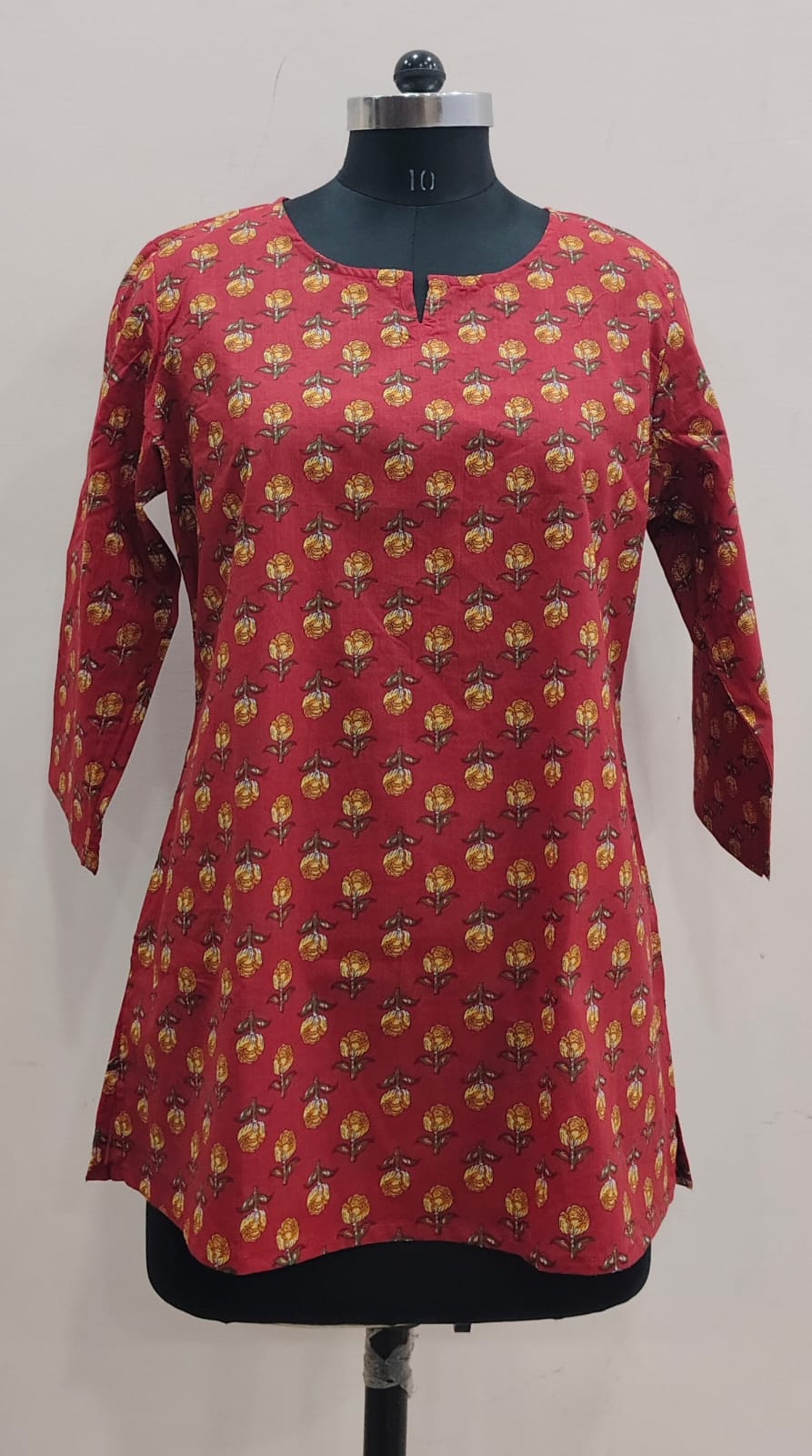 Hand Block Printed Short Kurti