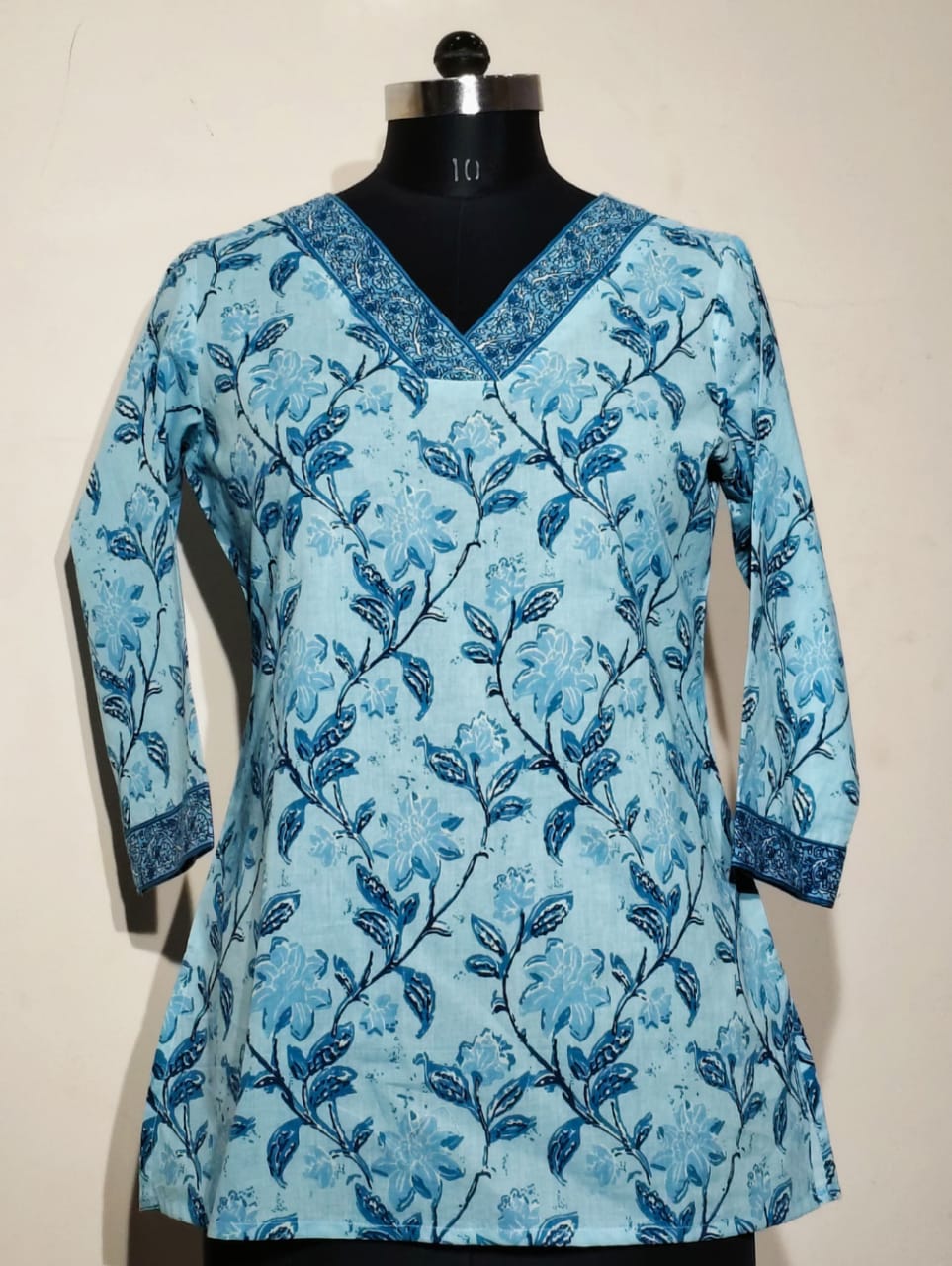 Hand Block Printed Short Kurti