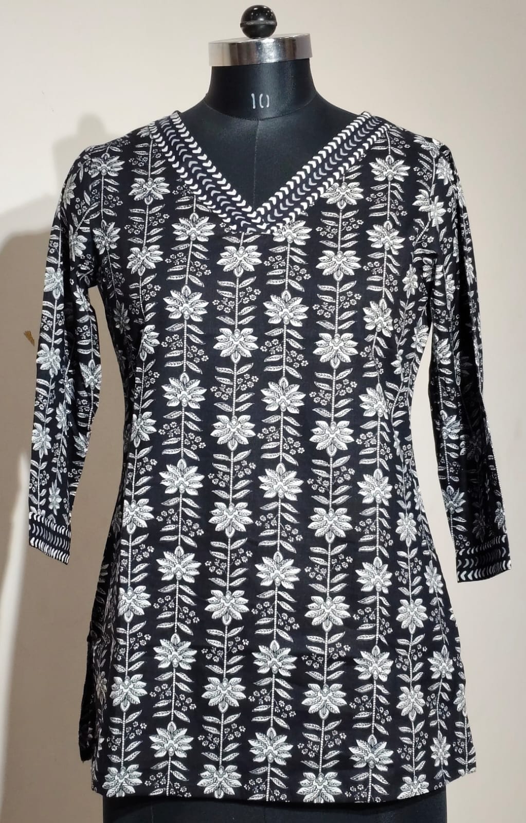 Hand Block Printed Short Kurti