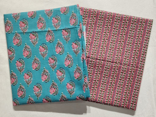 Traditional Sanganeri Printed Combo Set