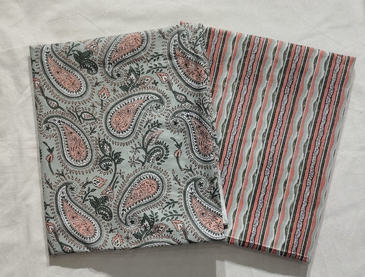 Traditional Sanganeri Printed Combo Set
