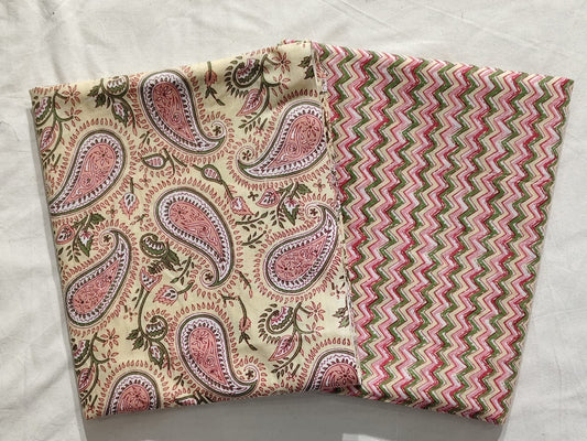 Traditional Sanganeri Printed Combo Set