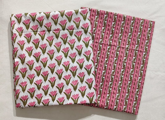 Traditional Sanganeri Printed Combo Set