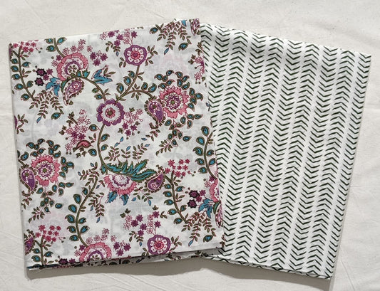 Traditional Sanganeri Printed Combo Set