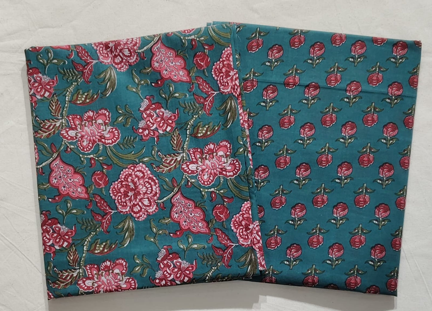 Traditional Sanganeri Printed Combo Set