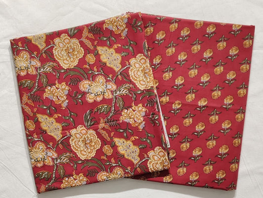Traditional Sanganeri Printed Combo Set