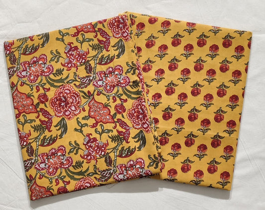 Traditional Sanganeri Printed Combo Set